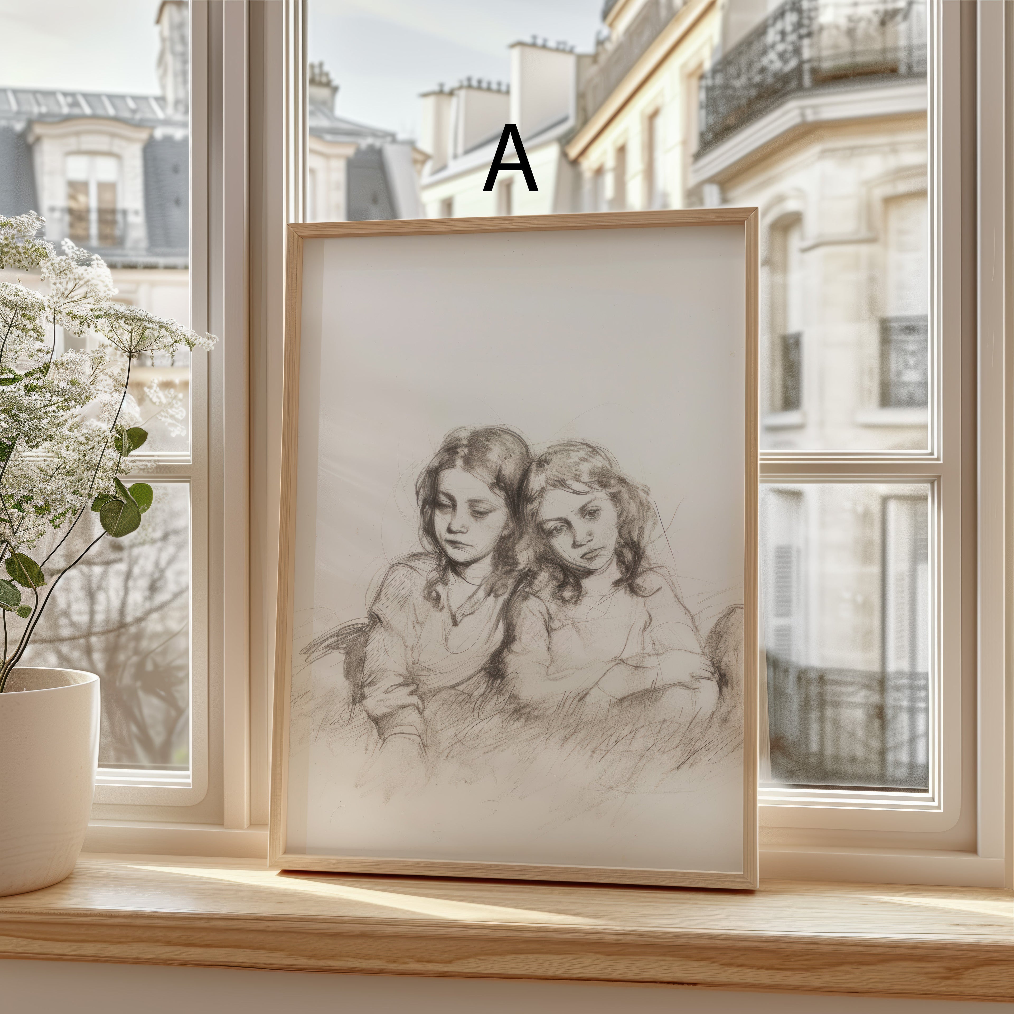 Moderne Vintage Kunst Poster · Geschenkidee · Blumen Porträt Stillleben Klassische Wandkunst · Dekoprint ohne Rahmen