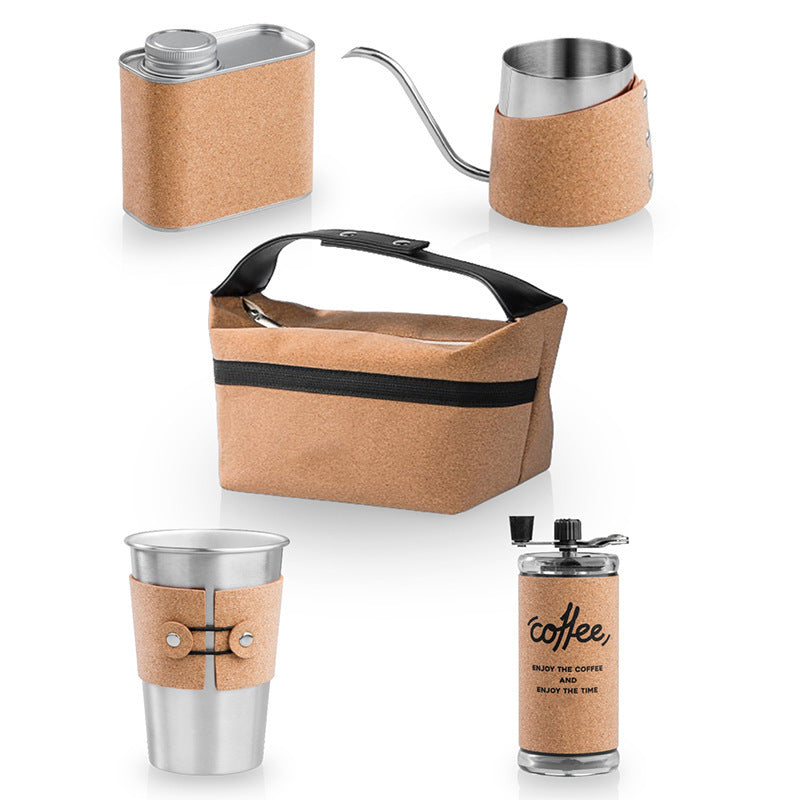 コルク調 コーヒー道具シリーズ｜単品・4〜7点セット