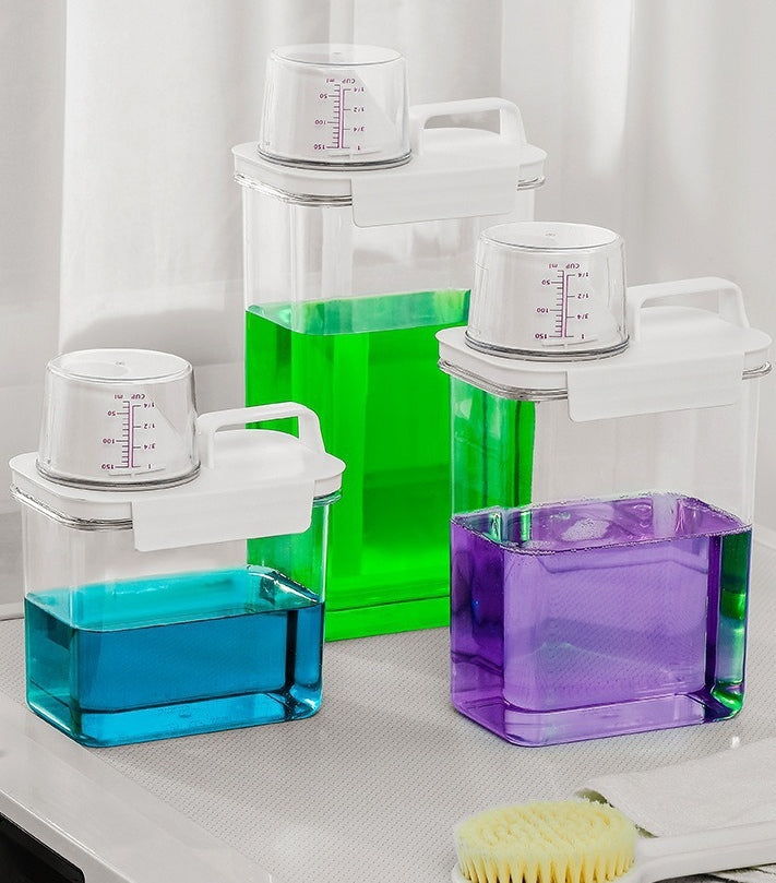 計量キャップ付き 洗剤詰め替えボトル｜1100・1800・2300ml 商品写真・使用例