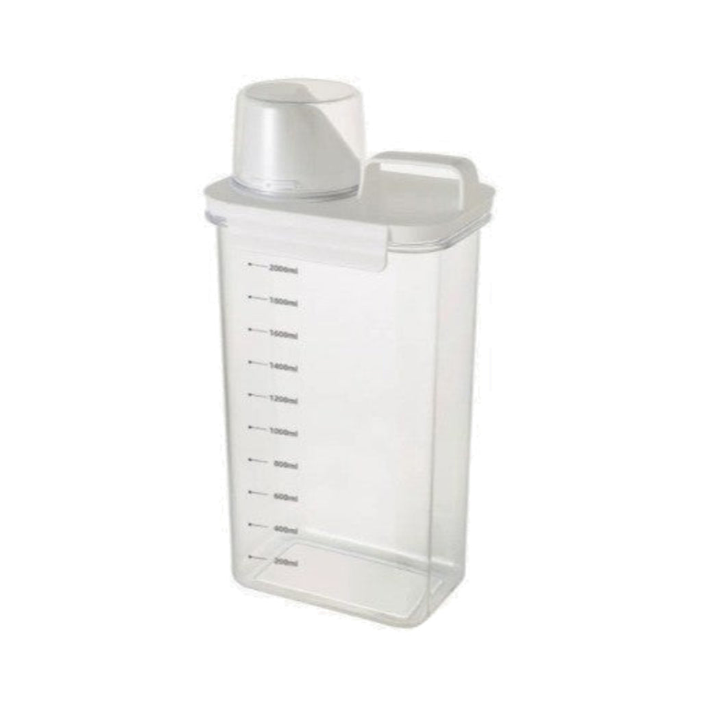 計量キャップ付き 洗剤詰め替えボトル｜1100・1800・2300ml 2300ml・容器目盛り付き 白背景