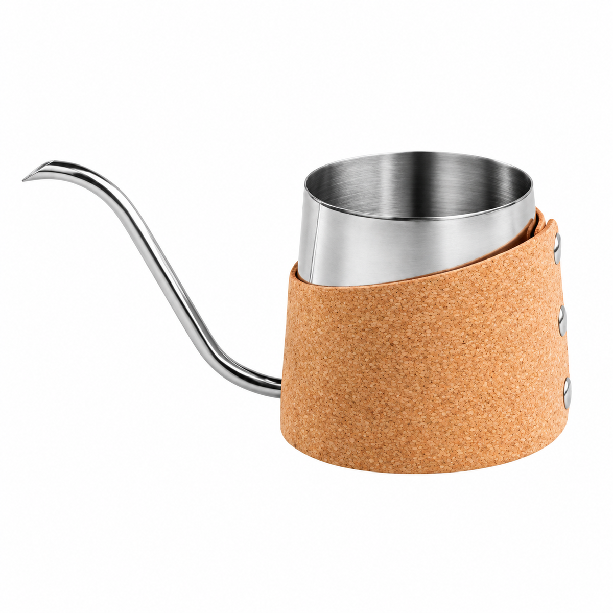 コルク調 コーヒー道具シリーズ｜単品・4〜7点セット ドリップポット・単品 / コルク調コーヒー道具 白背景