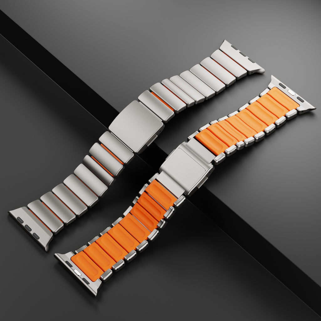 Apple Watch対応 メタルバンド｜マグネットバックル 商品写真・使用例