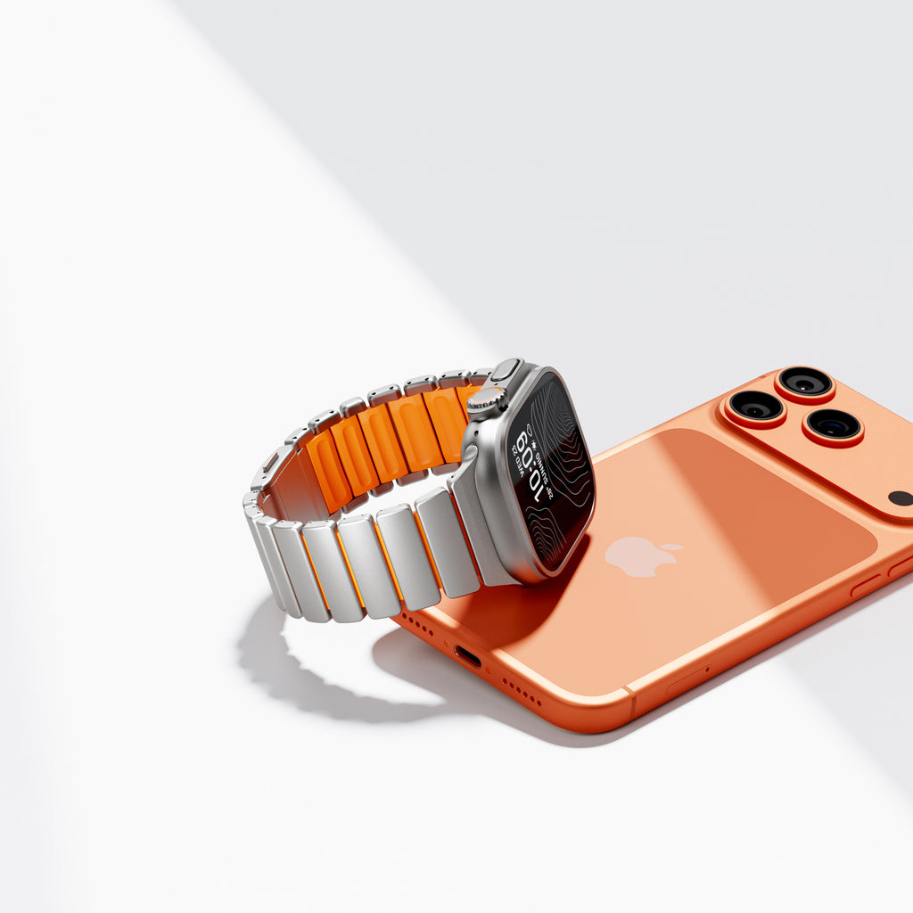 Apple Watch対応 メタルバンド｜マグネットバックル 商品写真・使用例