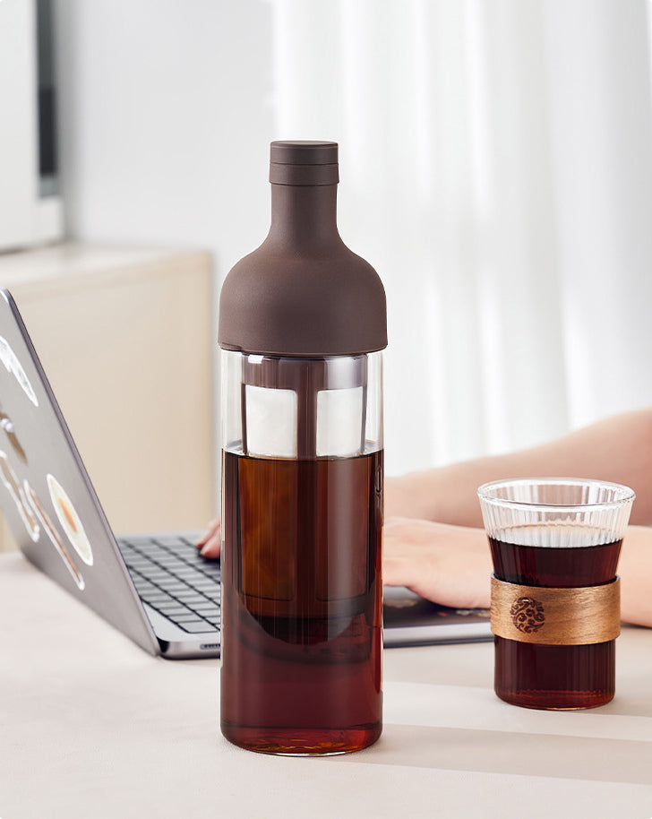 フィルター付き ガラス水出しコーヒーボトル 商品写真・使用例