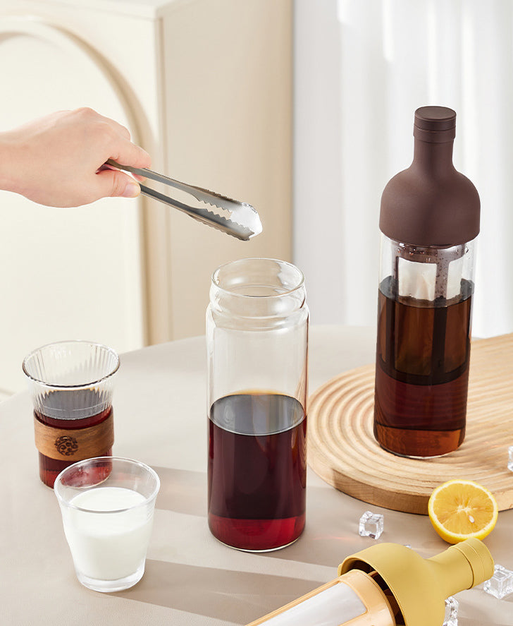 フィルター付き ガラス水出しコーヒーボトル 商品写真・使用例