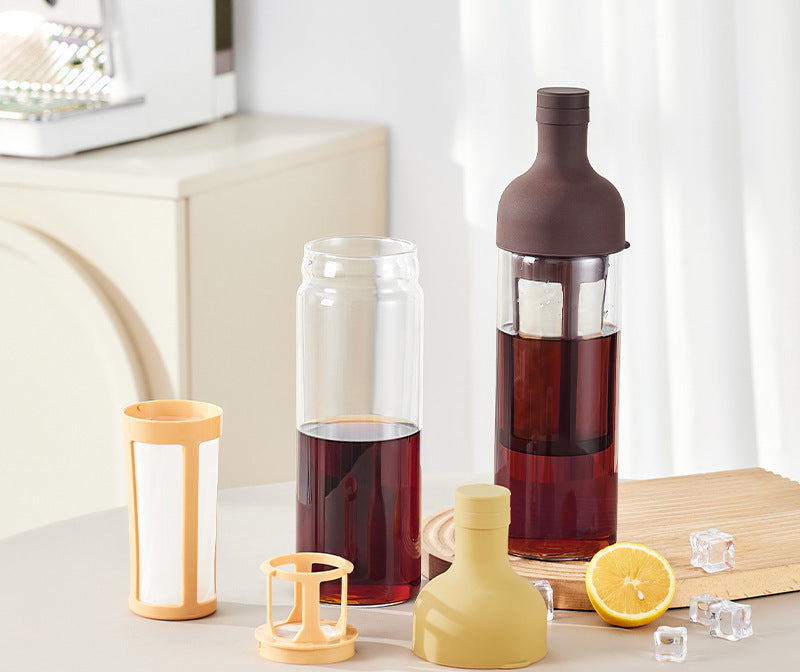 フィルター付き ガラス水出しコーヒーボトル 商品写真・使用例
