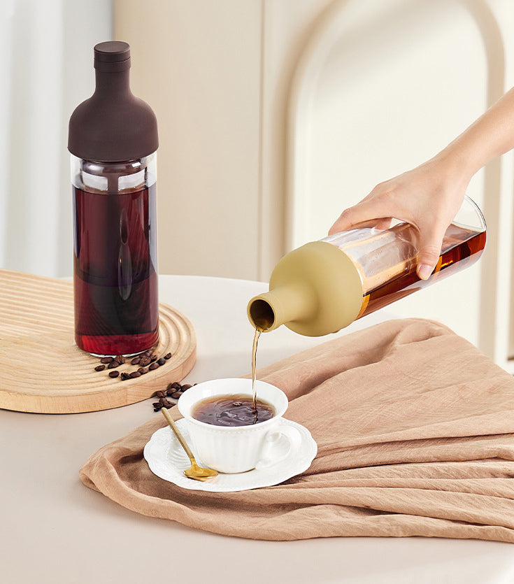 フィルター付き ガラス水出しコーヒーボトル 商品写真・使用例