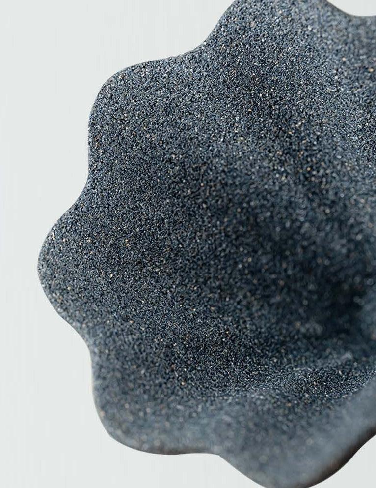 花形セラミック茶こし｜スタンド・ガラスピッチャーセット 商品写真・使用例