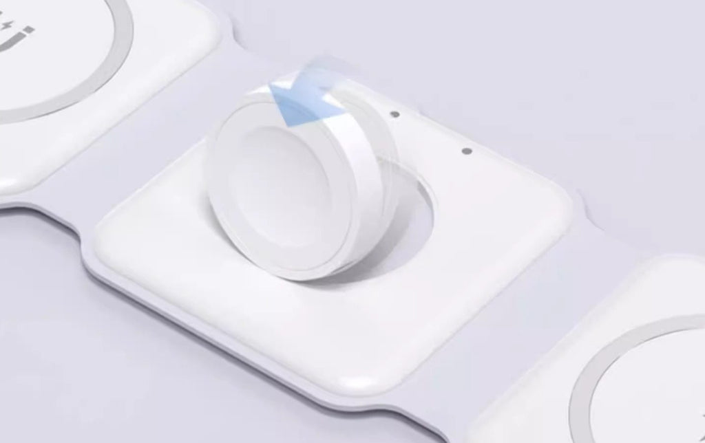 折りたたみ 3-in-1 マグネットワイヤレス充電パッド 商品写真・使用例