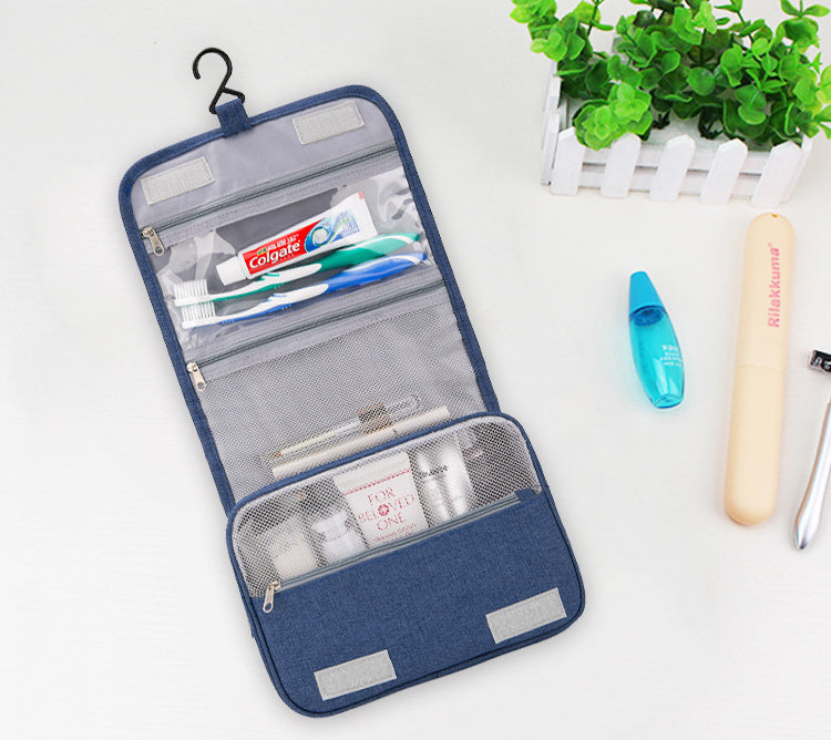 吊り下げトラベルポーチ｜洗面用具・コスメ収納 商品写真・使用例